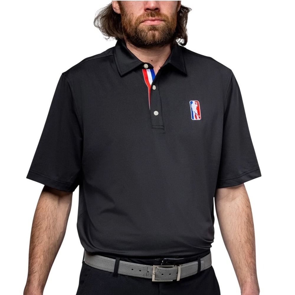USAG U Suck at Golf Amateur Golf Tour Polo Black Mens 3XL NWT